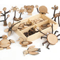 Bild in Galerie-Betrachter laden, DIY-Holz Natur Bastelset