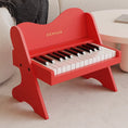 Load image into Gallery viewer, Wooden Children's Mini Piano Electronic Keyboard