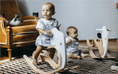 Load image into Gallery viewer, leg&go Rocking Elephant – Schaukel-Add-on für Laufrad 3-in-1 – Ansicht 2