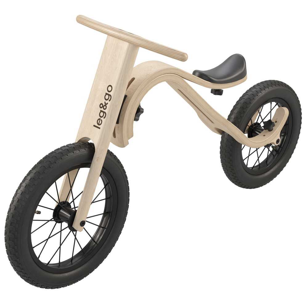leg&go Laufrad 3-in-1 auf weißem Hintergrund